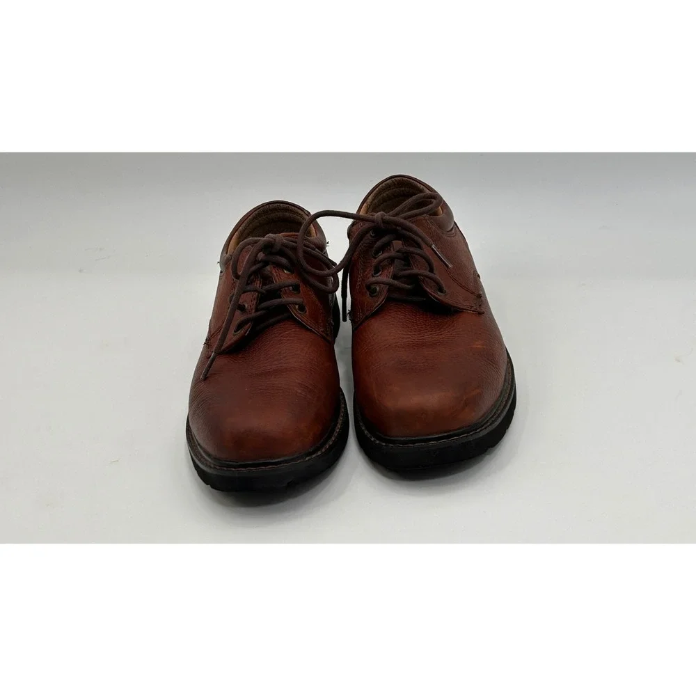 Dockers Men's Brown Leather Oxford Shoes Oil Resistant Soles Size 10 Heritage